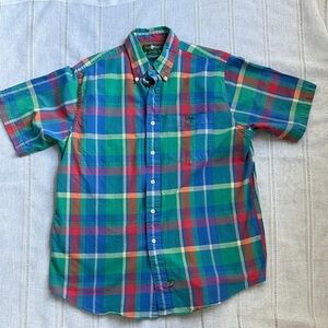 Hunt Club vintage Y2k Men's Multicolor Check Plaid Shirt